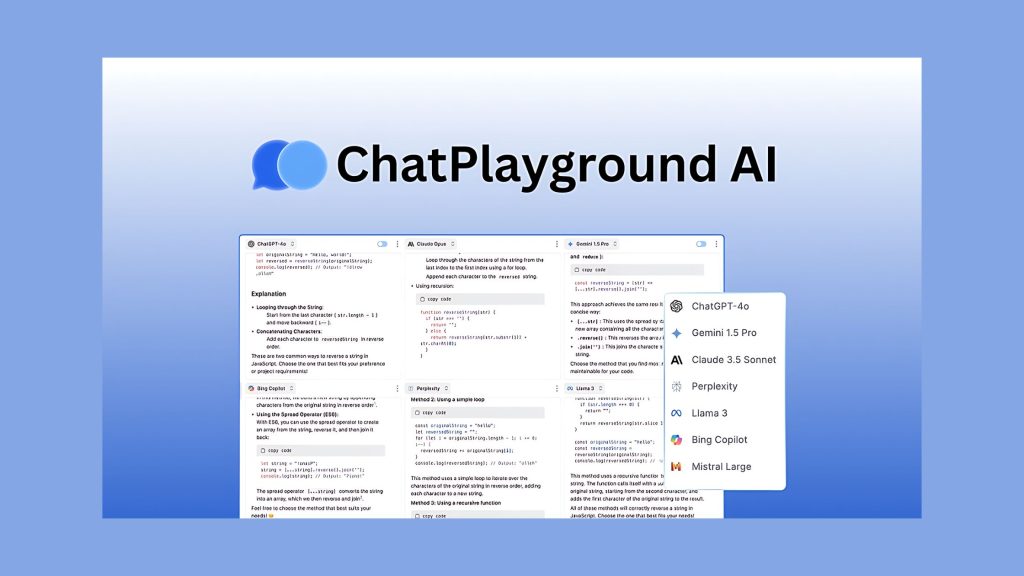 ChatPlayground AI