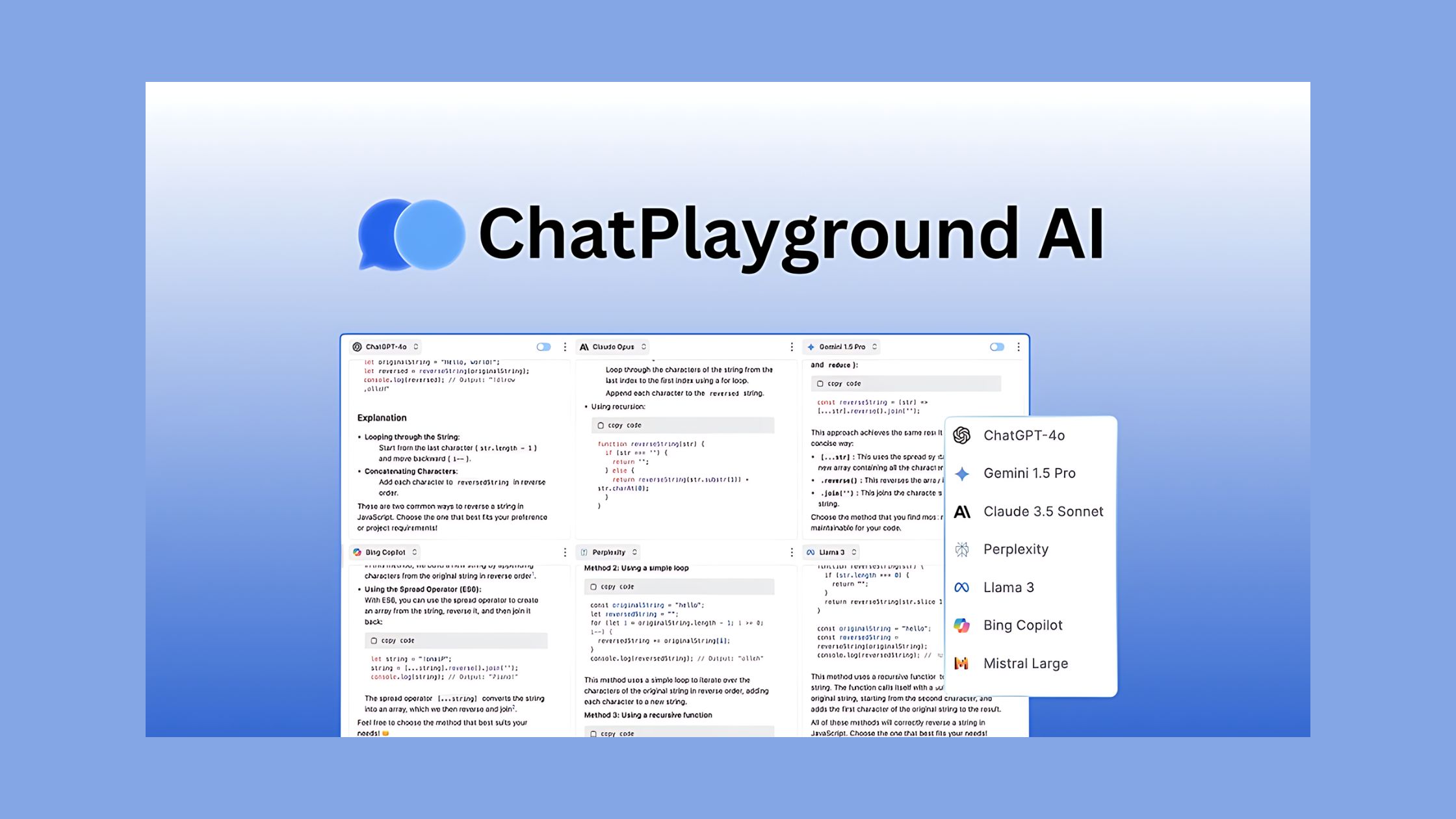 ChatPlayground AI 