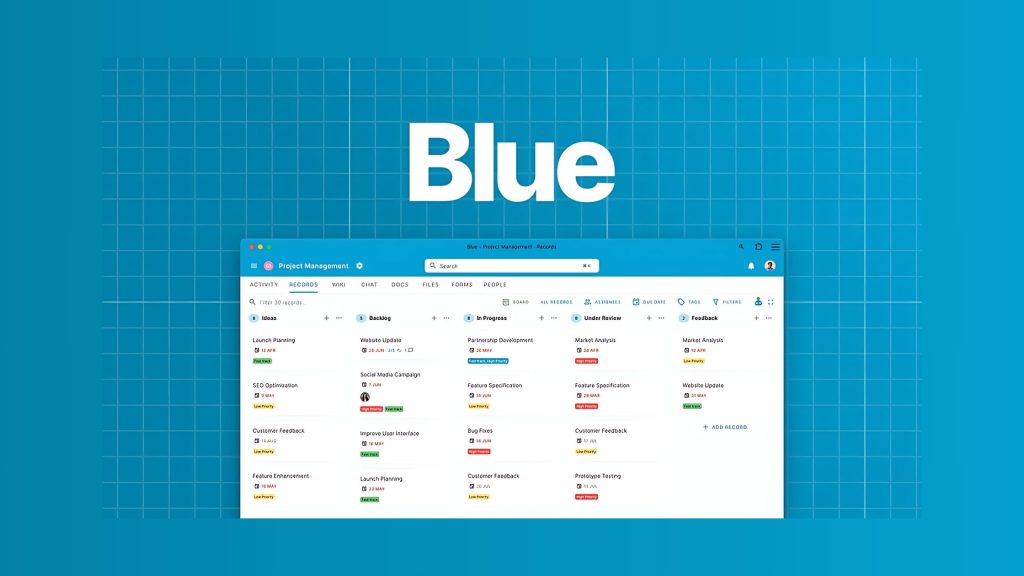 Blue: Revolutionizing Team Collaboration