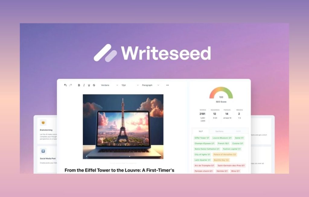 Writeseed - AI Content Writer: The Ultimate Tool for Efficient and Quality Content Creation