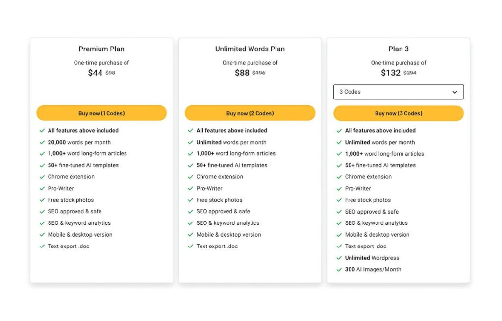 Writeseed price