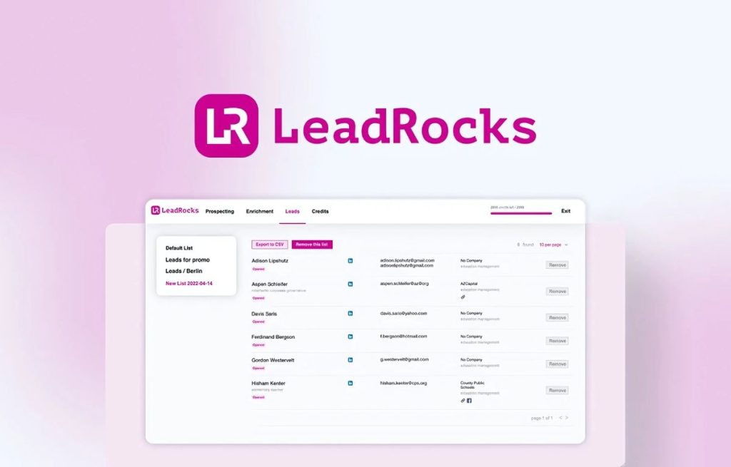 LeadRocks: A Comprehensive Review of the Ultimate B2B Contact Database and Email Outreach Tool